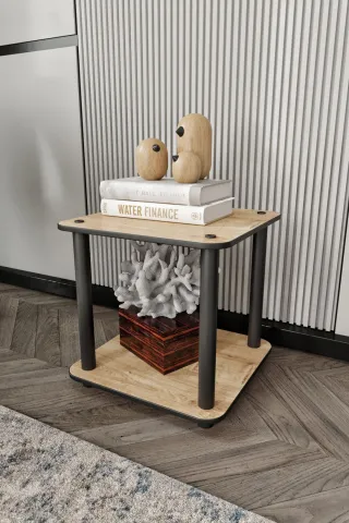 Ravilo 2 Katlı Dekoratif Kare Kitaplık