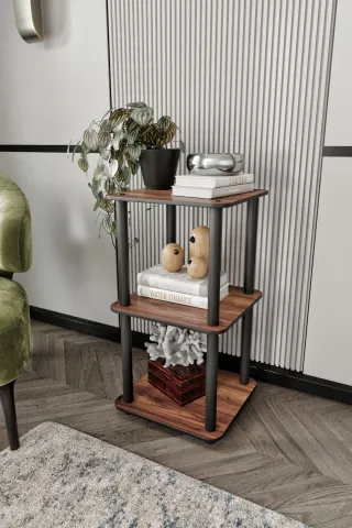 Ravilo 3 Katlı Dekoratif Kare Kitaplık