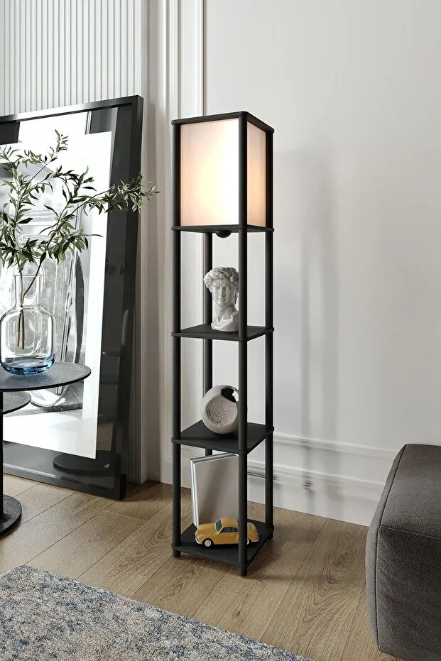 Ravilo Sakura Raflı Lambader 1. Sınıf MDF ve PVC Başlık