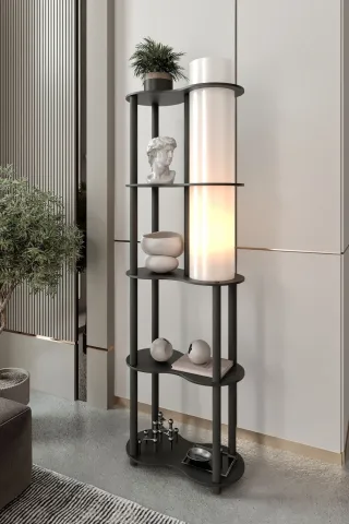 Ravilo Sperenza Dekoratif Raflı Lambader