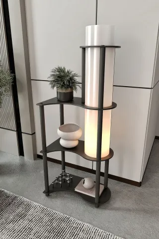 Ravilo Estilo Dor Dekoratif Raflı Lambader