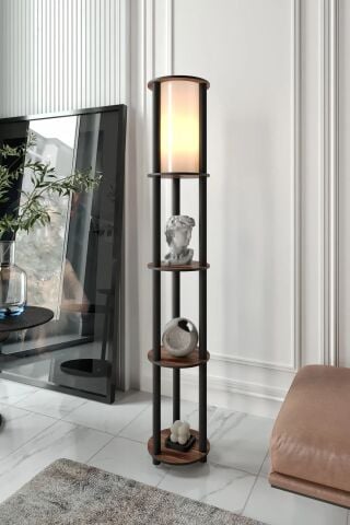 Ravilo Estantes Yuvarlak Dekoratif Raflı Lambader