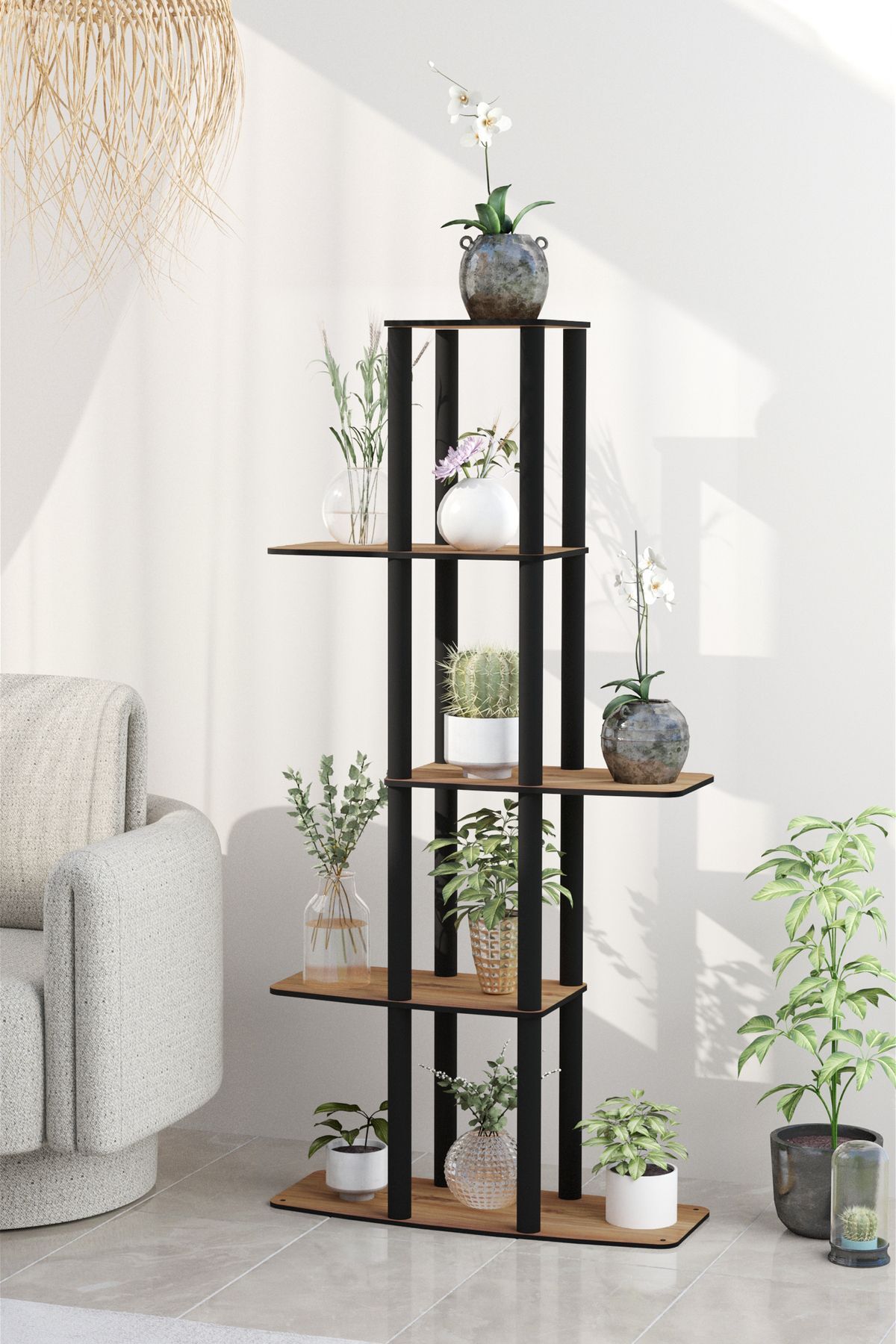 Ravilo Gardenya Çok Katlı Çiçeklik Saksılık