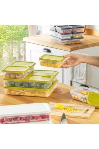 Ceronni Alfa Saklama Kabı 4Lü Set No: 1 Antrasit