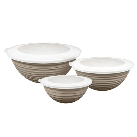 Ceronni Galaksi Desenli Kapaklı Kase 3Lü Set 3Lt 2Lt 1Lt