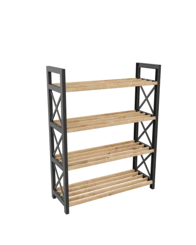 Ravilo Çok Amaçlı Raf 4 Katlı Ayakkabılık Meşe