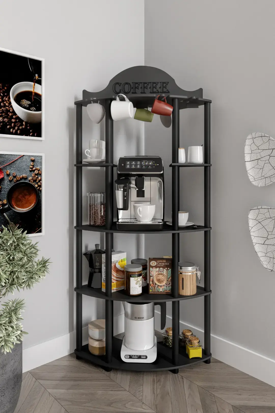 Ravilo Doppio Kahve Köşesi Raf