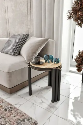 Ravilo La Via 3'lü Zigon Sehpa